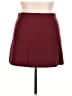 Theory Solid Burgundy Wool Skirt Size 14 - photo 1