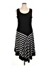 MSK Stripes Black Casual Dress Size XL - photo 1