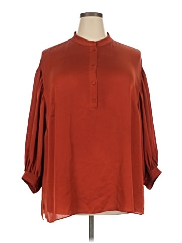 Lafayette 148 New York 3/4 Sleeve Blouse (view 1)