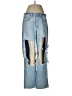 American Eagle Outfitters Color Block Blue Jeans Size 6 - photo 1