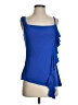 Spense Blue Sleeveless Blouse Size S - photo 1