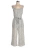 American Eagle Outfitters 100% Polyester Metallic Silver Jumpsuit Size 12 - photo 1