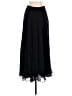 Oleg Cassini Solid Black Formal Skirt Size 10 - photo 1
