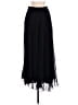 Oleg Cassini Solid Black Formal Skirt Size 10 - photo 2