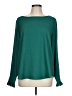 Ann Taylor 100% Polyester Green Long Sleeve Blouse Size L - photo 1