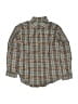 Burberry 100% Cotton Plaid Brown Long Sleeve Button-Down Shirt Size 8 - photo 1