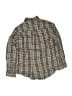 Burberry 100% Cotton Plaid Brown Long Sleeve Button-Down Shirt Size 8 - photo 2