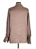 Vince. 100% Silk Tan Long Sleeve Silk Top Size M - photo 2