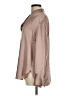 Vince. 100% Silk Tan Long Sleeve Silk Top Size M - photo 5