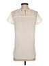Express 100% Polyester Ivory Short Sleeve T-Shirt Size XS - photo 2