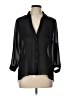 Sami & JO 100% Polyester Black 3/4 Sleeve Blouse Size L - photo 1