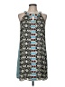 THML 100% Rayon Graphic Teal Casual Dress Size M - photo 1