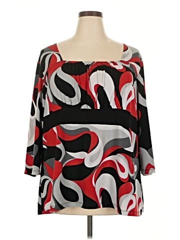 MKM Designs 3/4 Sleeve Blouse (view 1)