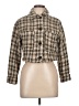 Zara Houndstooth Brown Jacket Size L - photo 1