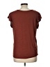 Como Blu Brown Short Sleeve Blouse Size L - photo 2