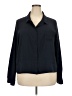 Tommy Hilfiger 100% Polyester Black Long Sleeve Blouse Size XXL - photo 1