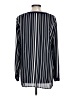 Vince Camuto 100% Polyester Stripes Blue Long Sleeve Blouse Size L - photo 2