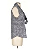 Ann Taylor Gray Sleeveless Blouse Size XS - photo 4