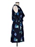 Leota Floral Blue Cocktail Dress Size L - photo 4