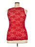 Solange Red Sleeveless Top Size 18 - photo 2