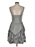 Freeway 100% Polyester Metallic Solid Gray Cocktail Dress Size S - photo 2