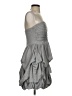 Freeway 100% Polyester Metallic Solid Gray Cocktail Dress Size S - photo 4