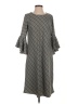 Hayden 100% Polyester Argyle Gray Casual Dress Size S - photo 1
