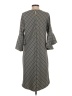 Hayden 100% Polyester Argyle Gray Casual Dress Size S - photo 2