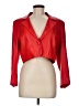 Vera Pelle Solid Red Blazer Size M (estimated) - photo 1
