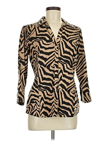Jones New York Signature Long Sleeve Blouse (view 1)