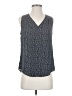 Banana Republic 100% Polyester Polka Dots Black Sleeveless Blouse Size XS - photo 1