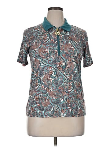 MICHAEL Michael Kors Short Sleeve Blouse (view 1)