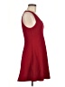Forever 21 Solid Red Casual Dress Size M - photo 4