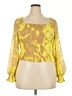 Future Collective Yellow Long Sleeve Blouse Size XXL (estimated) - photo 1