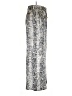 M.use 100% Polyester Paisley Silver Casual Pants Size L - photo 4