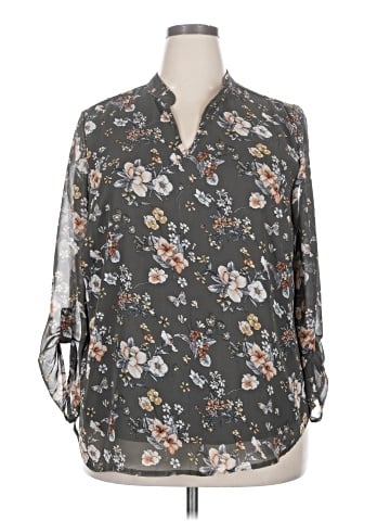 Papermoon 3/4 Sleeve Blouse (view 1)