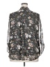 Papermoon Floral Gray 3/4 Sleeve Blouse Size 2X - photo 2
