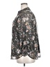 Papermoon Floral Gray 3/4 Sleeve Blouse Size 2X - photo 5
