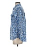 Equipment 100% Silk Animal Print Blue Long Sleeve Silk Top Size XS - photo 5