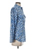 Equipment 100% Silk Animal Print Blue Long Sleeve Silk Top Size XS - photo 4