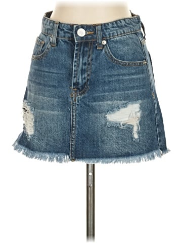 Ashley Mason Denim Skirt (view 1)