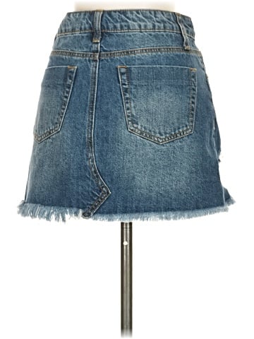 Ashley Mason Denim Skirt (view 2)