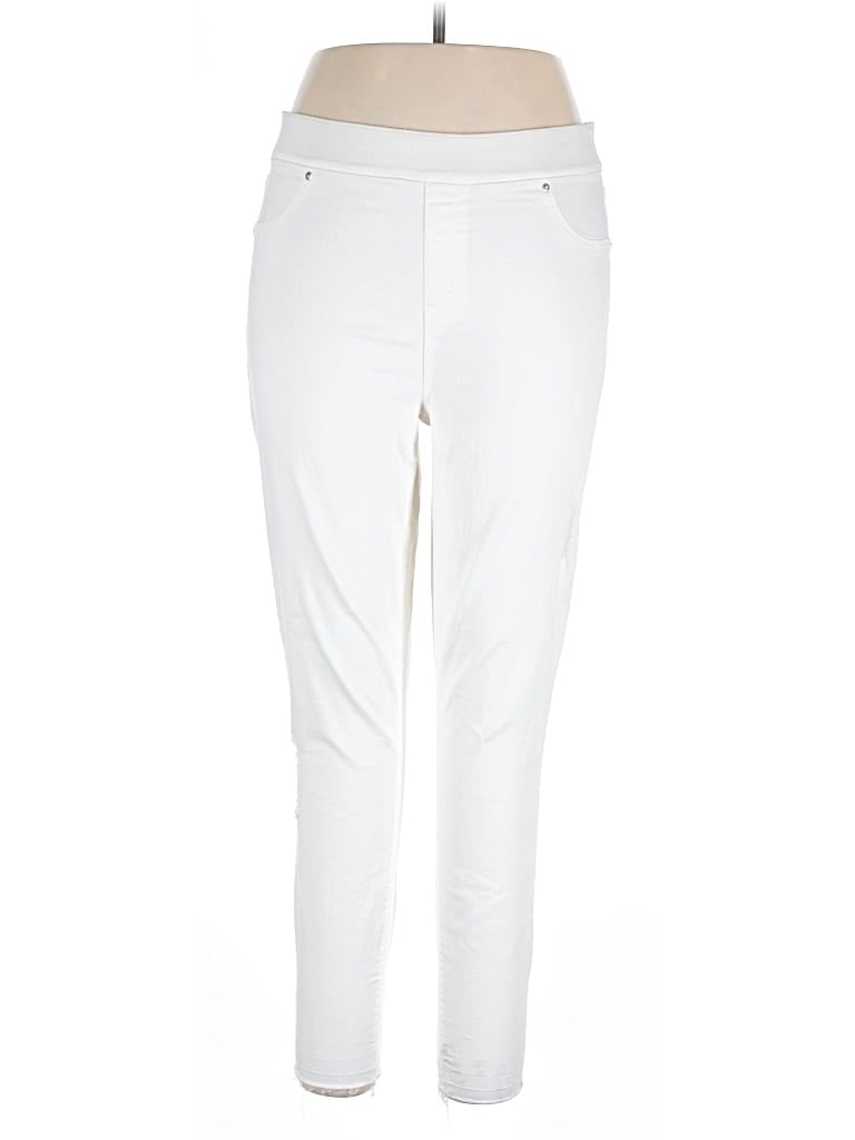 Pre-owned Spanx Casual Pants In White