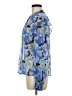 MNG 100% Polyester Blue Long Sleeve Blouse Size 8 - photo 5