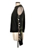 Unbranded Black Long Sleeve Blouse Size L - photo 5