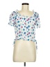 LoveShackFancy 100% Cotton White Short Sleeve Blouse Size M - photo 1