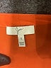 Joie 100% Silk Orange 3/4 Sleeve Silk Top Size S - photo 7