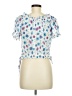 LoveShackFancy 100% Cotton White Short Sleeve Blouse Size M - photo 2