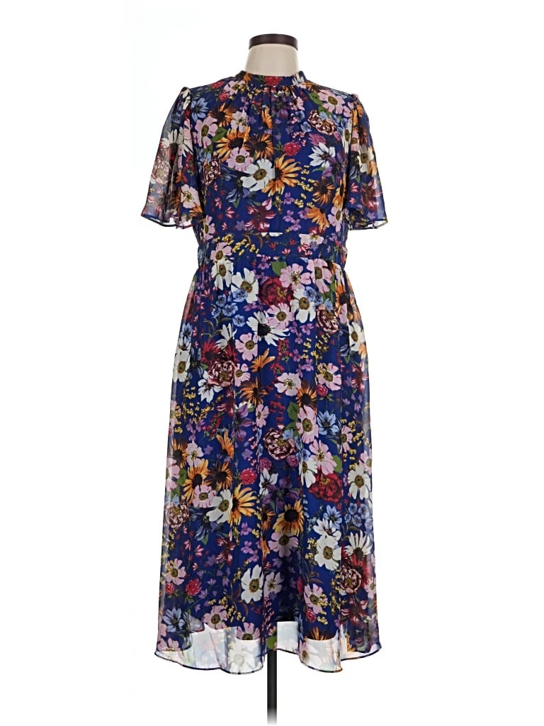 Pre-owned Julia Jordan Cocktail Dress In Blue