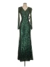 Xscape Green Cocktail Dress Size 4 - photo 1